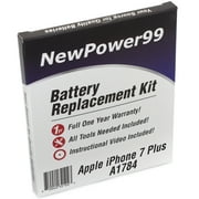 Apple iPhone 7 Plus A1784 Battery Replacement Kit with Tools, Video Instructions, Extended Life Battery