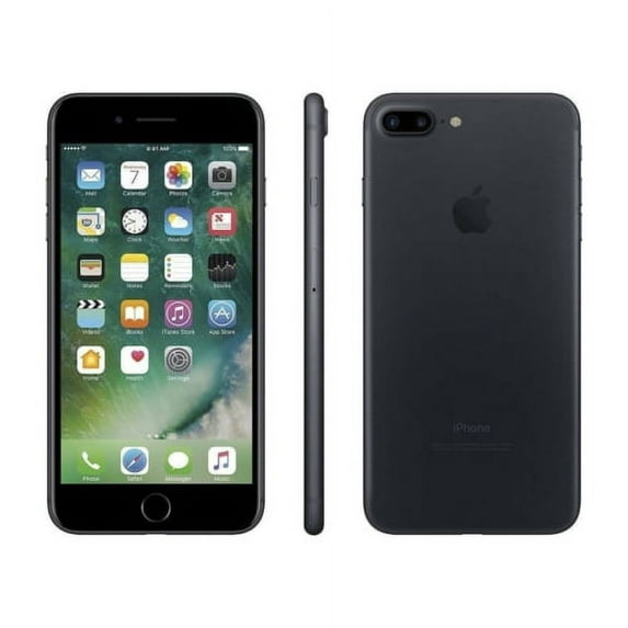 Pre-Owned Apple iPhone 7 Plus GSM Smartphone Factory Unlocked - 32 GB, Black