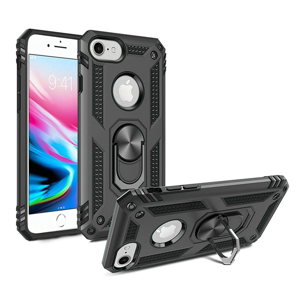 iPhoneケース 6s シルバー1 ブラック1 i8｜iPhoneアクセサリー