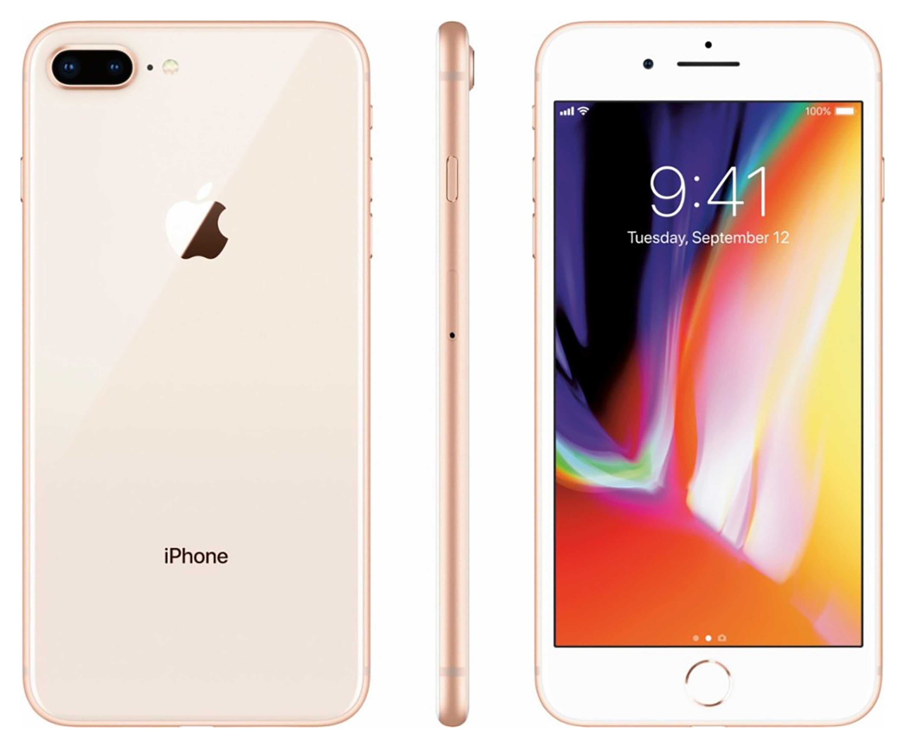 Apple iPhone 8 Plus 256GB Unlocked GSM/CDMA Phone - Gold (Fair