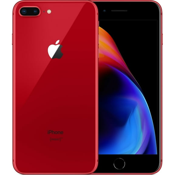 Restored Apple iPhone 8 Plus 64GB 4G LTE AT&T iOS, Red  (Refurbished)