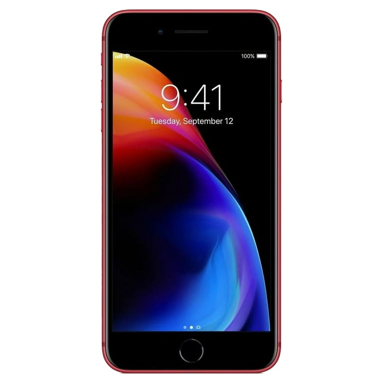 Pre-Owned Apple iPhone 8 Plus 64GB Smartphone Red (Unlocked) Good