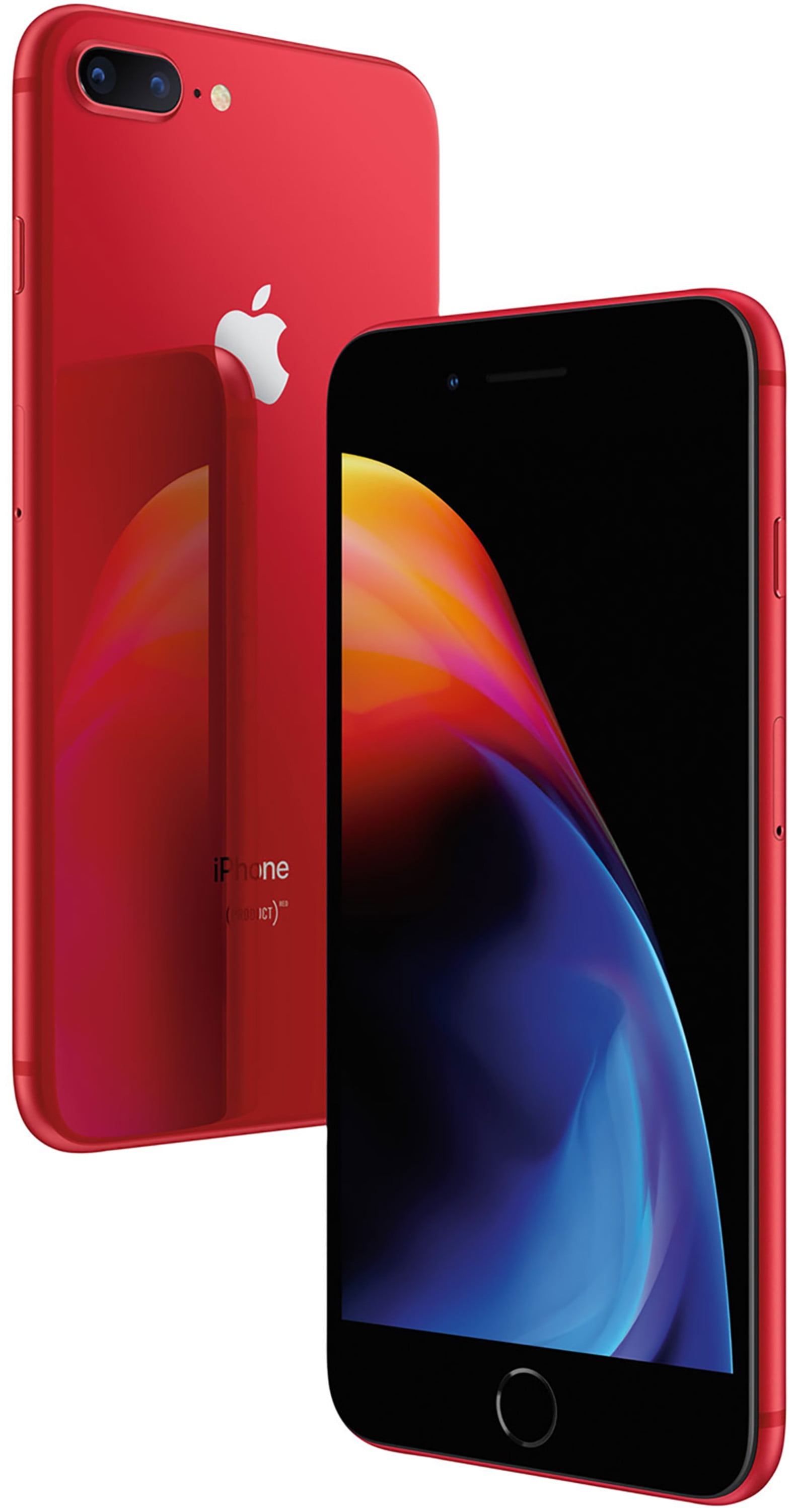 Apple iPhone 8 Plus 64GB Unlocked GSM 4G LTE Phone - Red (Fair Cosmetics,  Fully Functional) + LiquidNano Screen Protector