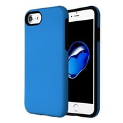 Apple iPhone 8, iPhone 7, iPhone 6 /6S Phone Case Slim Hybrid Shockproof Impact Rubber Dual Layer Rugged Protective Hard PC Bumper & Soft TPU Back Cover Blue Case for Apple iPhone 8, 7, 6S, 6