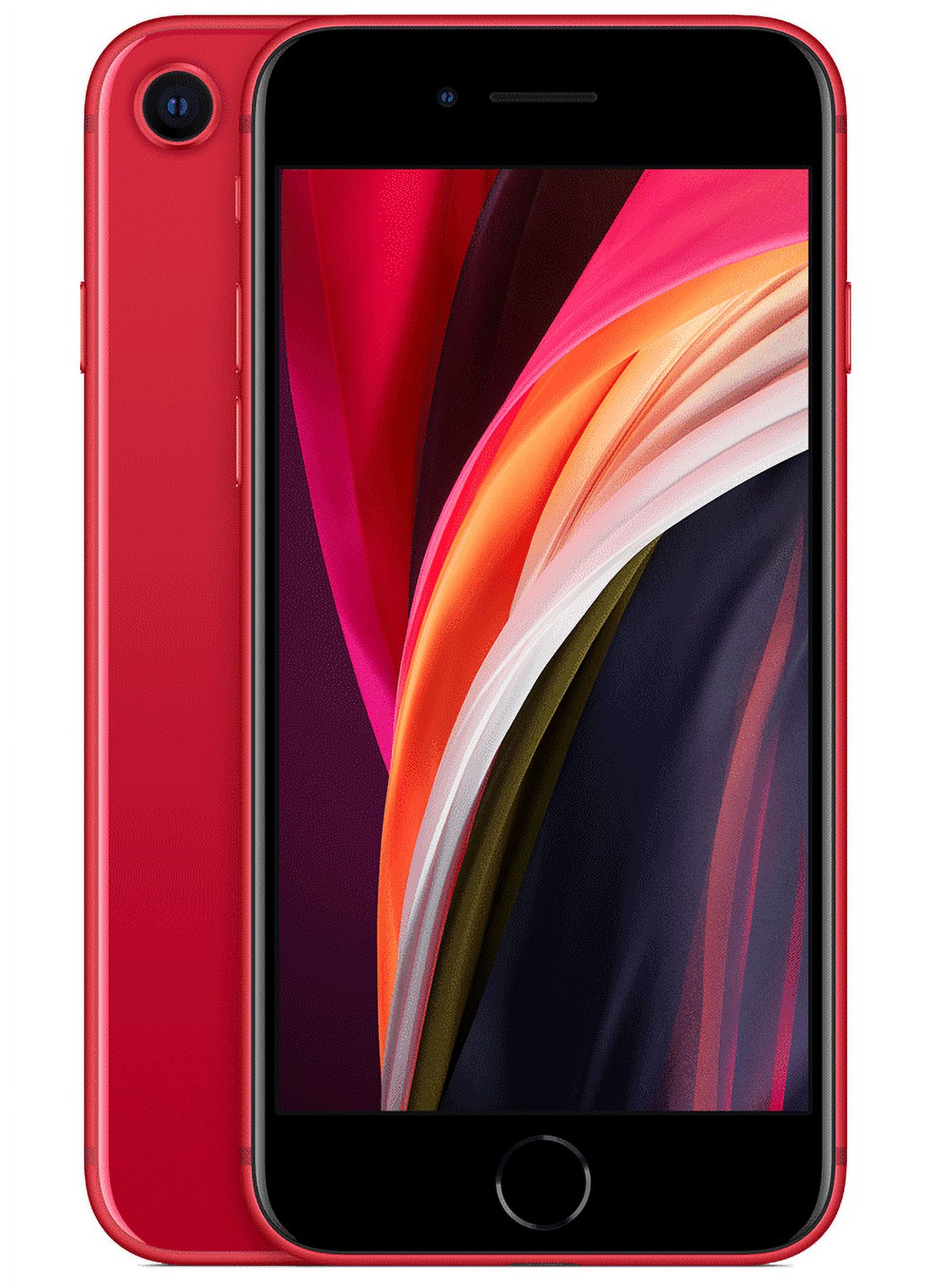 Apple iPhone SE (2020) 128GB GSM/CDMA Fully Unlocked Phone - Red (Grade B Used) - image 1 of 4