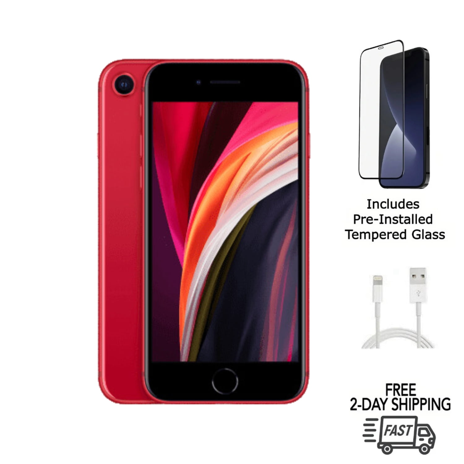 iPhone SE 3世代　RED 128GB Amazon.com: Apple iPhone SE 3rd Gen, 128GB, RED - Unlocked