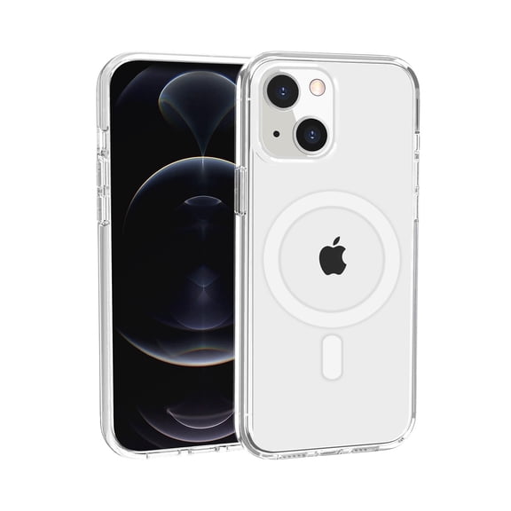 For Apple iPhone SE 3 (2022) SE/8/7 MagSafe Compatible Transparent Shock Absorption TPU Rubber Thick Hybrid Protective Cover ,Xpm Phone Case [ Clear ]