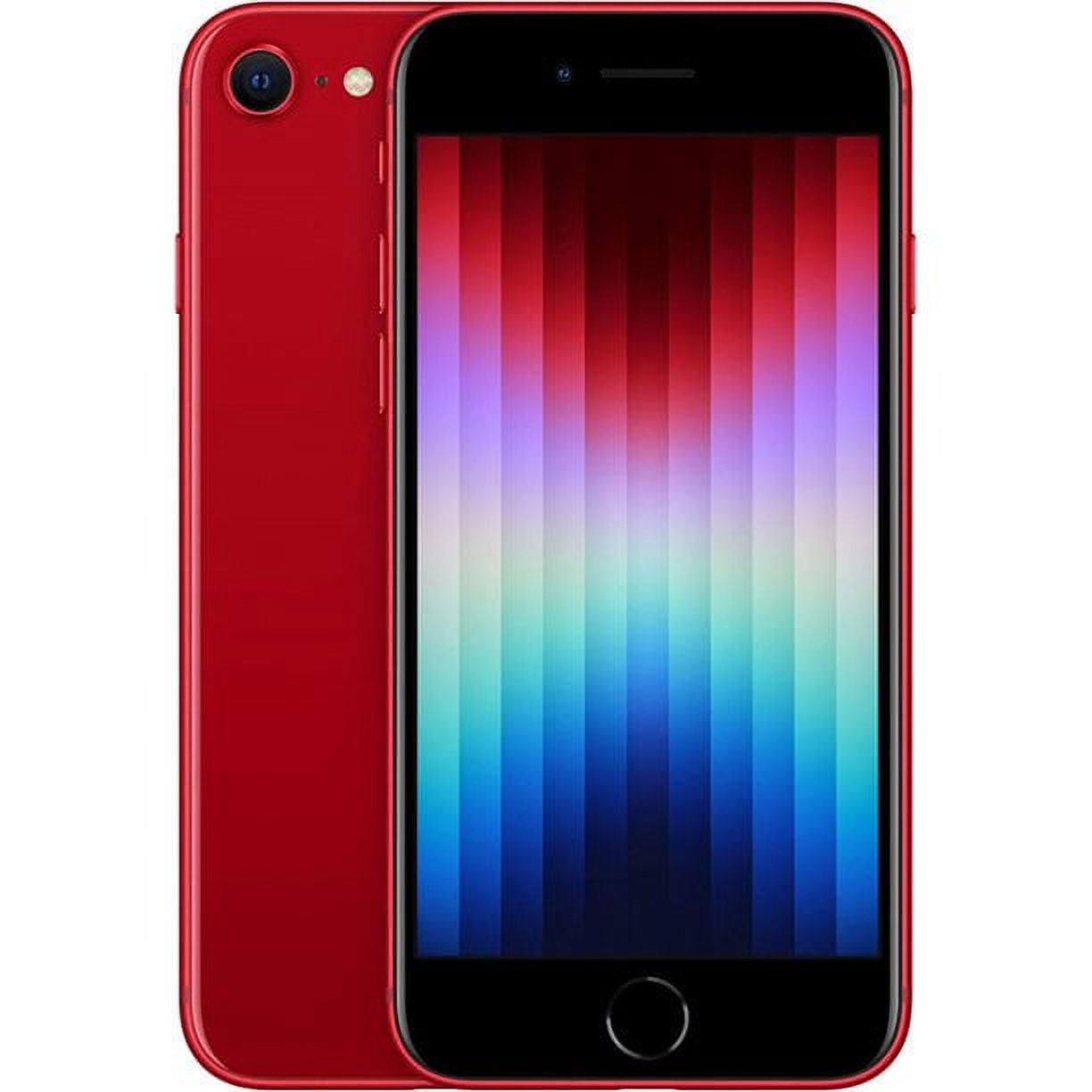 Restored Apple iPhone SE (3rd Gen) A2595 (T-Mobile Only) 128GB Red  (Refurbished)