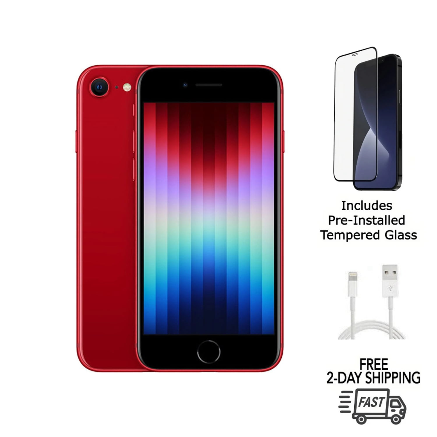 Pre-Owned Apple iPhone SE (3rd Gen) (Unlocked) 256GB Red