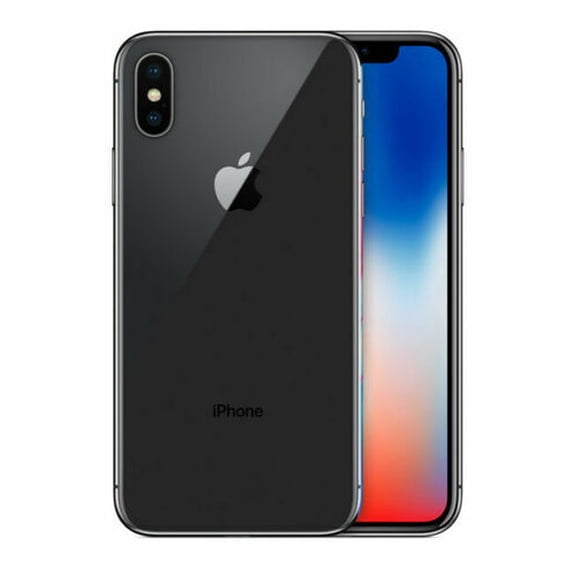 Restored Apple iPhone X 256GB Space Gray - For AT&T