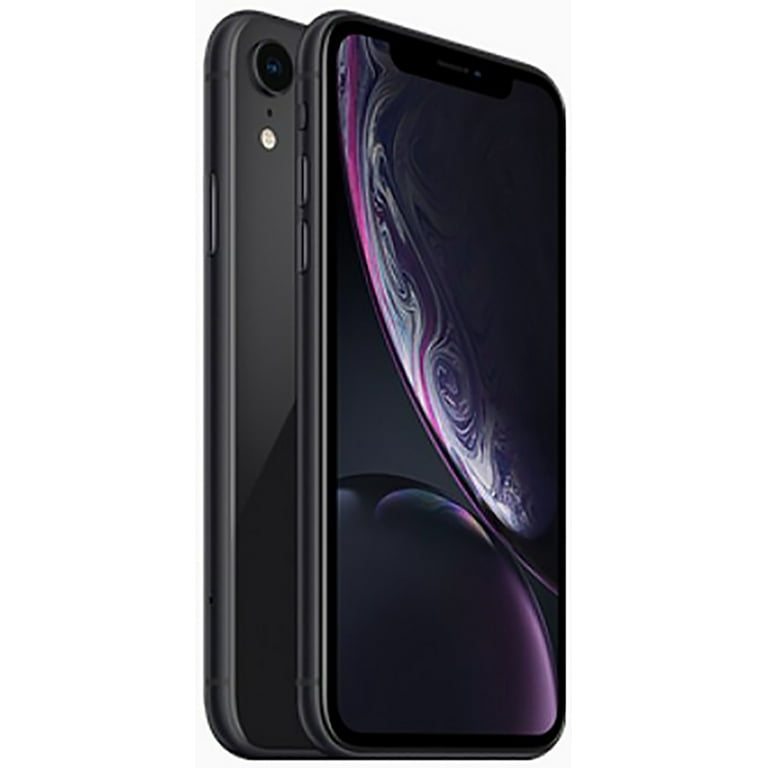 Apple iPhone XR 128GB Fully Unlocked (Verizon + Sprint GSM Unlocked) -  Black (Refurbished: Fair)