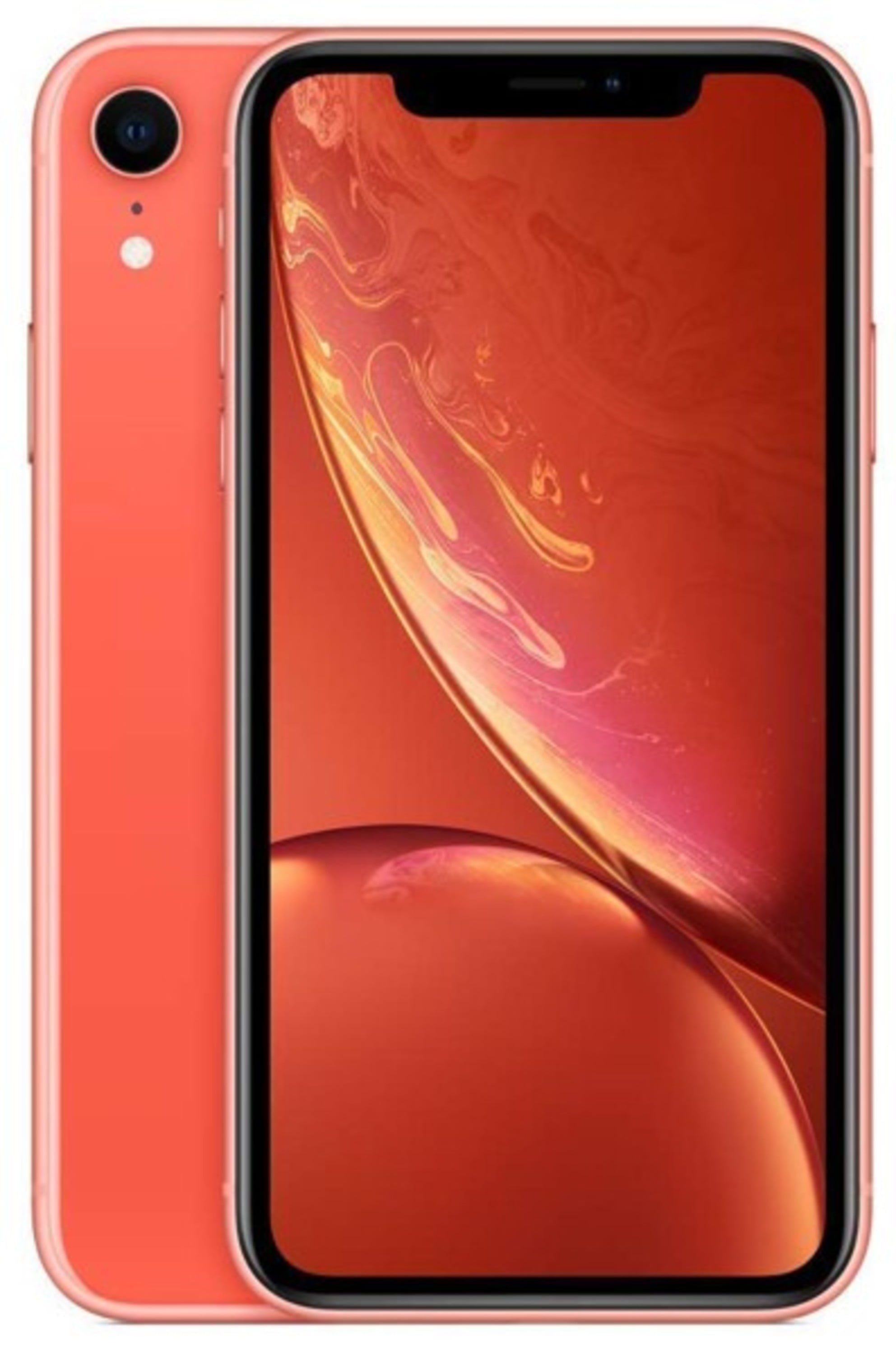 Apple iPhone XR, US Version, 128GB, Coral - Unlocked (Renewed)