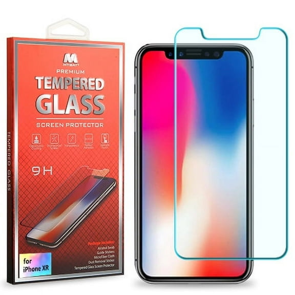 Apple iPhone XR (6.1") (2018 Model) Premium Tempered Glass LCD Screen Protector Guard Clear 2.5D for Apple iPhone Xr (6.1")