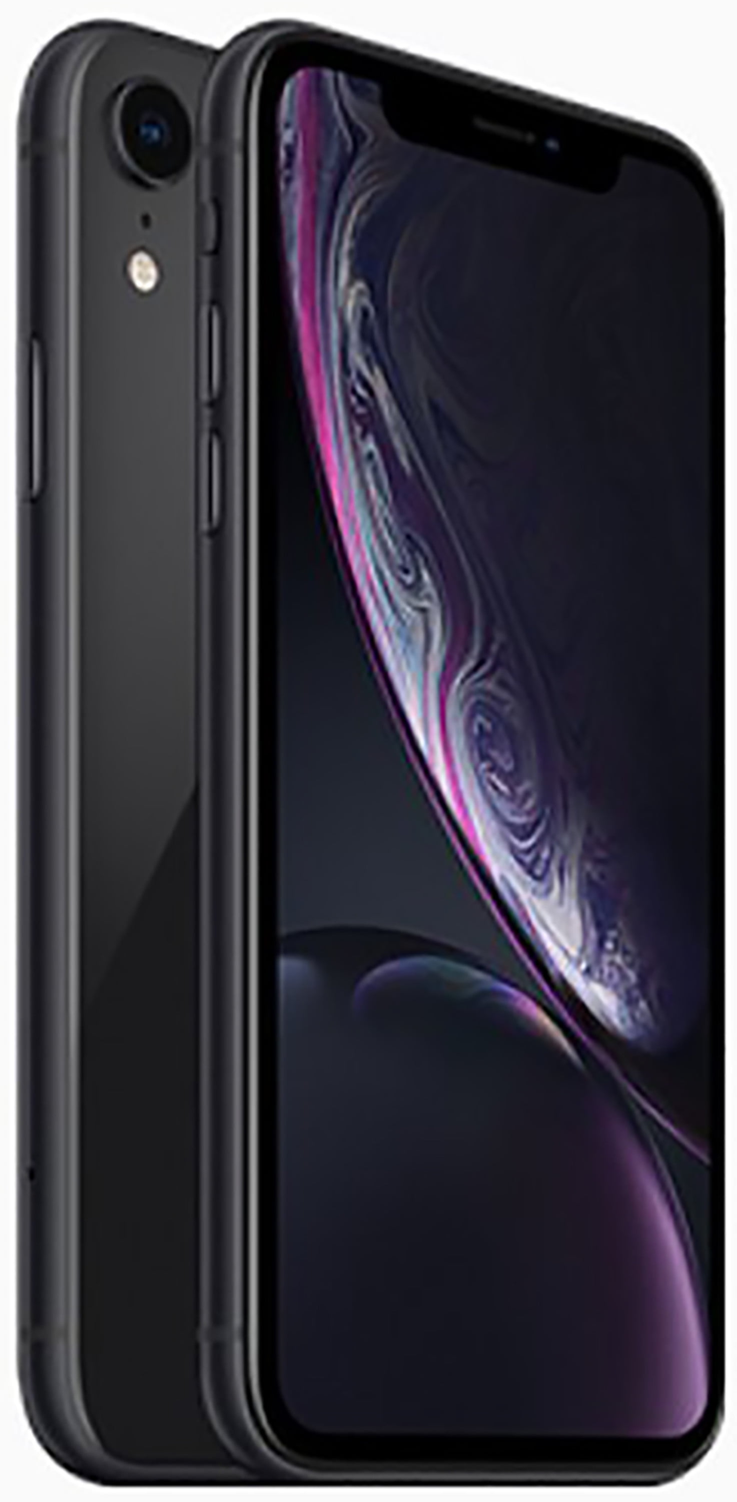 Apple iPhone XR 64GB Fully Unlocked (Verizon + Sprint + GSM Unlocked) -  Black (Fair Cosmetics, Fully Functional) + LiquidNano Screen Protector