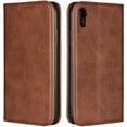 thumbnail image 1 of for Apple iPhone XR Wallet Case,Premium PU Leather Flip Folio Case Card Slot, Stand Holder Magnetic Closure [TPU Shockproof Interior Protective Case Cover ] for Apple iPhone XR 6.1",Brown, 1 of 8