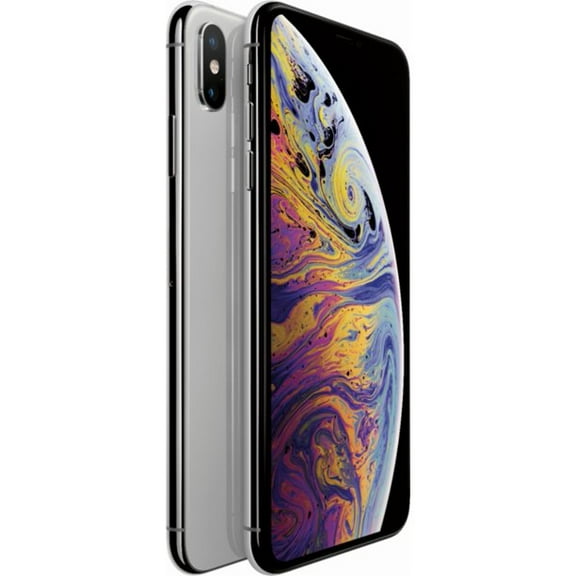Pre-Owned Apple iPhone XS Max 64GB 6.5" 4G LTE Unlocked,&nbsp;Silver&nbsp