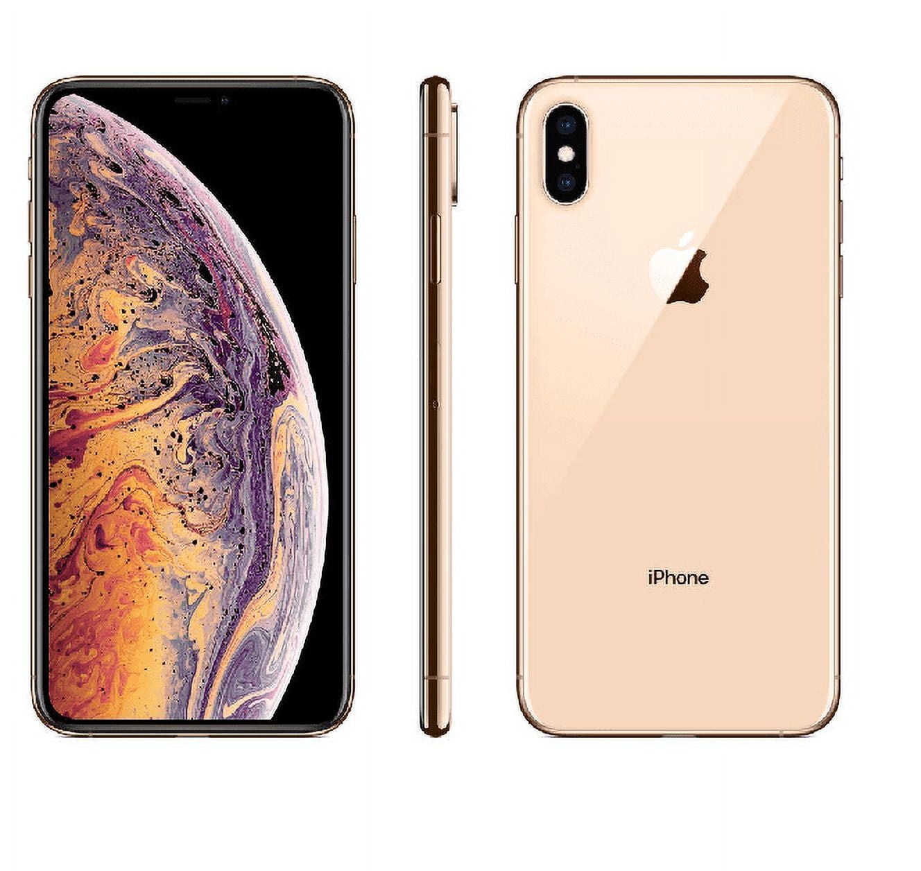 Apple iPhone XS Max 64GB Gold LTE Cellular 3D897LL/A - Walmart.com