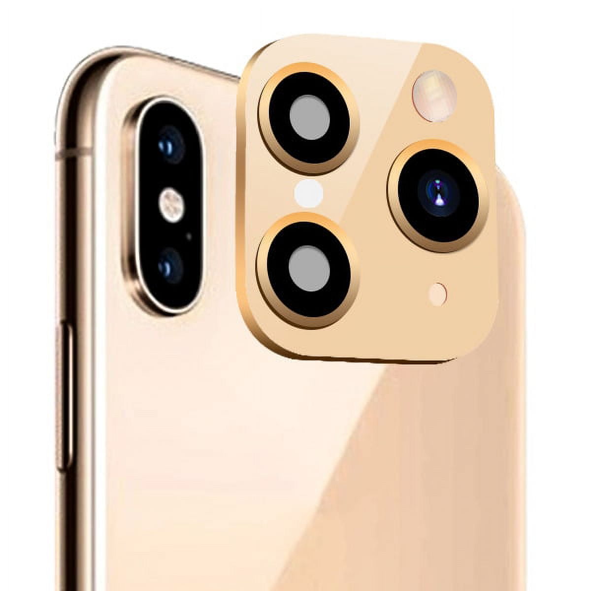 Apple iPhone XS / X / XS Max Back Rear Camera Lens Protector Modified Camera  Lens, Seconds Change Cover Sticker Fake Camera Protector Change The Lens to iPhone  11 Pro Max /