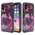 thumbnail image 1 of Apple iPhone Xs Max Case Cover Cute Girls Women Shock Proof Case iPhone Xs Max Phone Case - Hot Pink Heart, 1 of 4