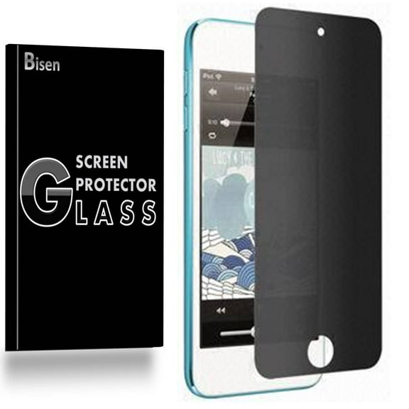 Apple iPod 5 (5th Gen) [BISEN] Privacy Anti-Spy Tempered Glass Screen Protector, Anti-Scratch, Anti-Shock, Shatterproof