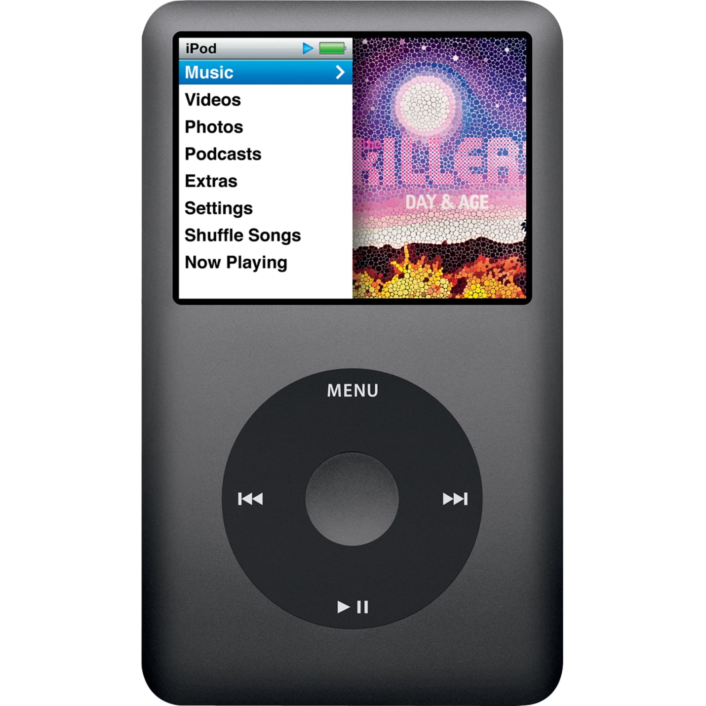 Used Apple iPod Classic 7th Generation 160GB Black -Looks Like New! 