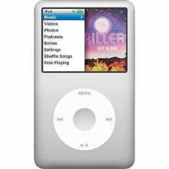 Pre-Owned Apple, iPod, Digital Audio Player, 7th Generation 120GB, docking station, PC , Mac, Silver, 1, 1