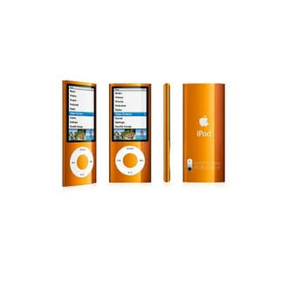 Pre-Owned Apple iPod Nano 5th Gen 16GB Orange MP3 Player with Griffin Case Included!
