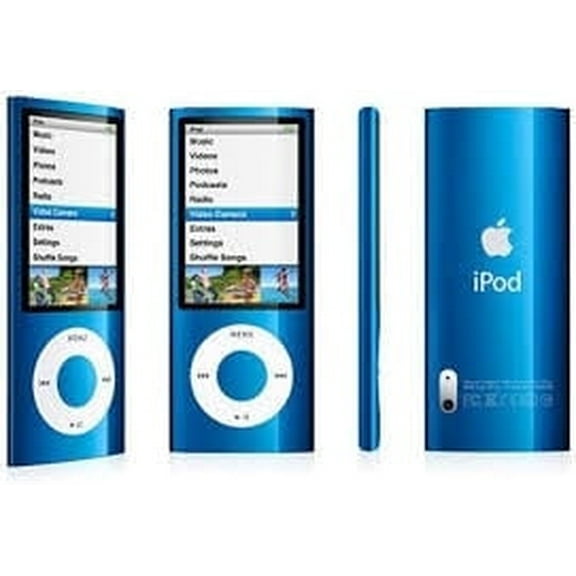 Pre-Owned Apple iPod Nano 5th Gen 8GB Blue MP3 Player   1 YR CPS Warranty