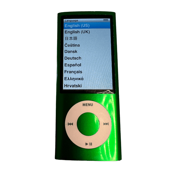 Pre-Owned Pre Owned | Apple iPod Nano 5th Gen 8GB Green | MP3 Player + 1 YR CPS Warranty