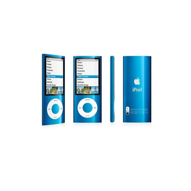 Pre-Owned Apple iPod Nano 5th Generation 16GB Blue Bundle