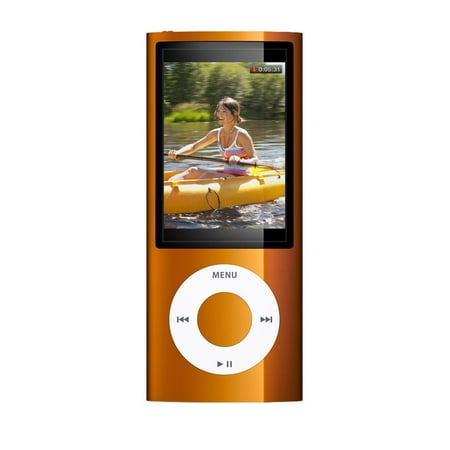 Pre-Owned Apple iPod Nano 5th Generation 16GB Orange Bundle Plain White Box