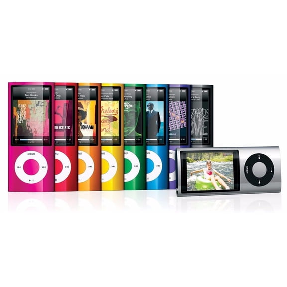 Restored iPod Nano 5th Gen 8GB Red, | MP3 Player | + 1 Year CPS Warranty