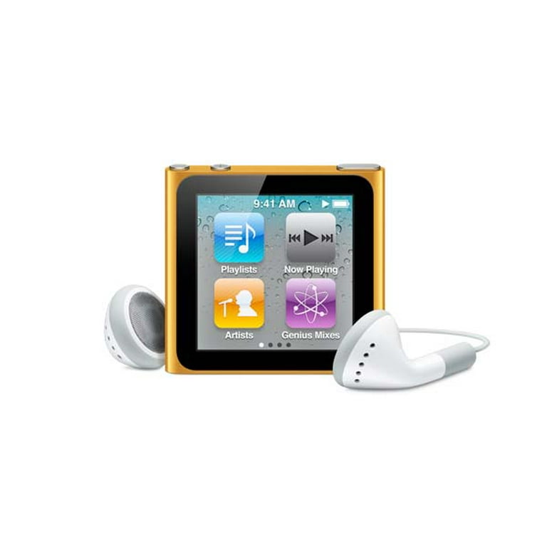 Pre-Owned Apple iPod Nano 6th Gen 16GB Orange MP3 Music Pre-Owned Apple iPod Nano 6th Gen 16GB Orange MP3 Music