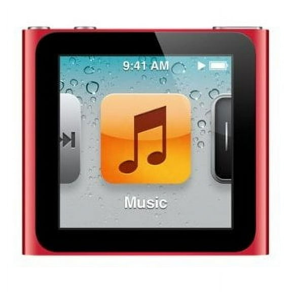 Pre-Owned Apple iPod Nano 6th Gen 16GB Red MP3 Player Excellent May be Engraved