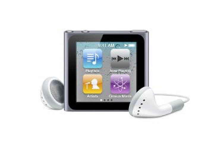 Apple iPod nano （6世代）　8GB Pre-Owned Apple iPod Nano 6th Gen 8GB Graphite, MP3 Player + 1 YR