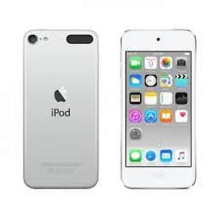 Pre-Owned Apple iPod Touch 6th Gen 128GB Silver/White | MP3 Audio Video Player | Used + Free Used Otterobx!