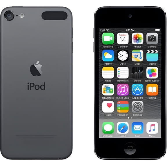Restored Apple iPod Touch 6th Gen 16GB Space Gray Digital Audio Player with 4 Inch Retina Display, Bluetooth 4.1, Wi-Fi