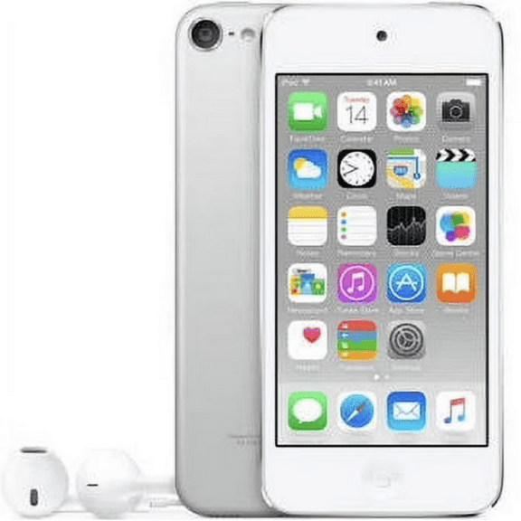 Pre-Owned Apple iPod Touch 6th Gen 32GB Silver/ White + 1 Year CPS Warranty (Max iOS 12.3.5)