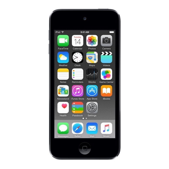 Restored Apple, iPod Touch 6, Digital Audio Players, 32GB with Wi-Fi, 6th Gen, Built-in Microphone, Touchscreen, Video Playback, Space Gray/4 inch Screen, 1, 1, 1