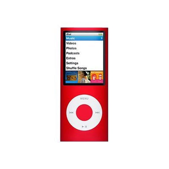Pre-Owned Apple iPod nano (PRODUCT) RED Special Edition - 4th generation - digital player - 8 GB - red
