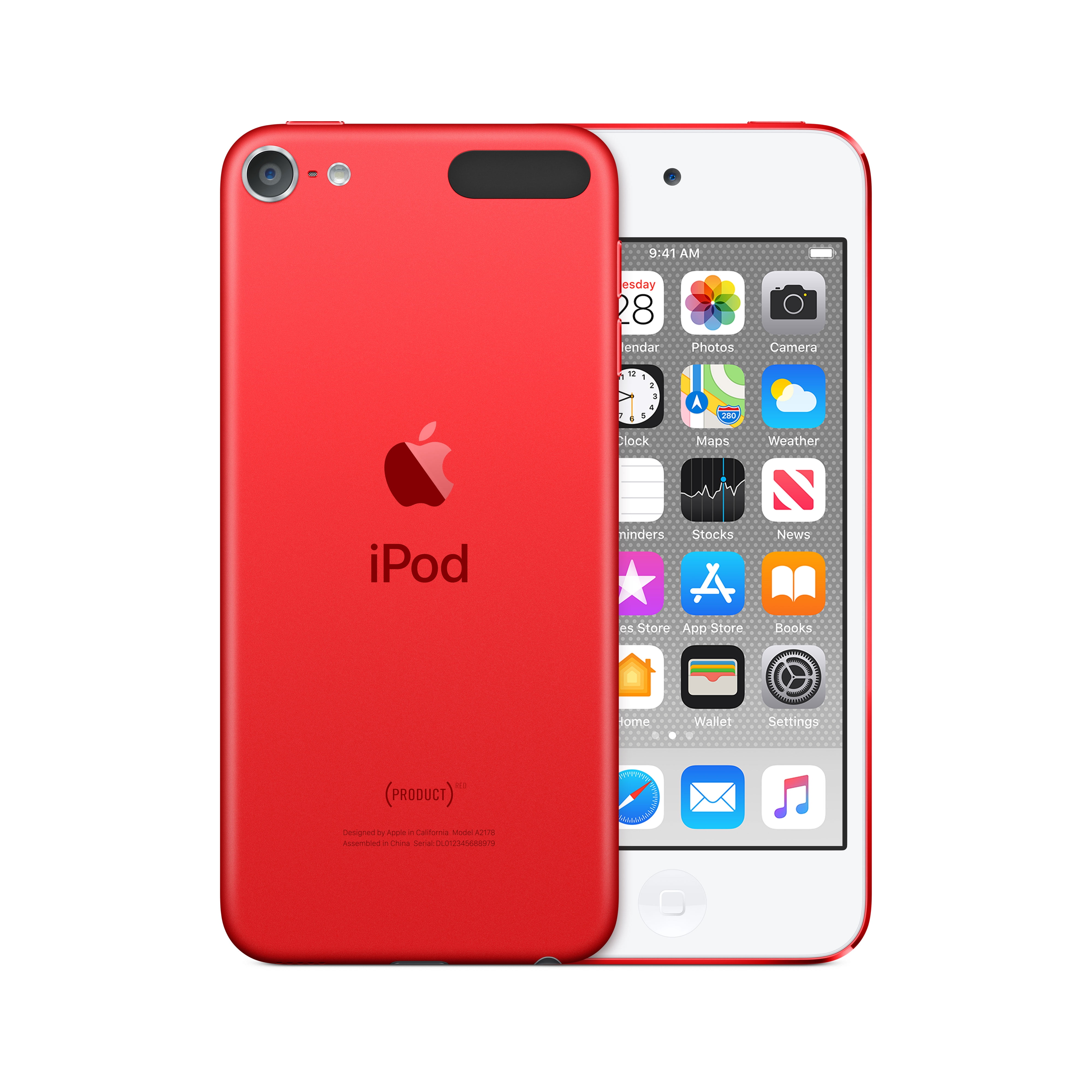 長期納期iPod touch 128GB Red（7世代） ポータブルプレーヤー