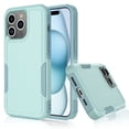 thumbnail image 1 of For Apple iphone 15 Plus Phone Case, Ebizware Heavy Duty Shockproof Case [Military Grade Drop Tested] Dual Layer Full Body Protective Cover for iphone 15 Plus - Mint Green, 1 of 8