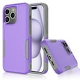 thumbnail image 1 of For Apple iphone 15 Plus Phone Case, Ebizware Heavy Duty Shockproof Case [Military Grade Drop Tested] Dual Layer Full Body Protective Cover for iphone 15 Plus -Purple, 1 of 8
