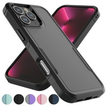 For Apple iphone 16 Pro Max Phone Case, Ebizware Heavy Duty Shockproof Case [Military Grade Drop Tested] Dual Layer Full Body Protective Cover for iphone 16 Pro Max -Black