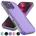 thumbnail image 1 of For Apple iphone 16 Pro Max Phone Case, Ebizware Heavy Duty Shockproof Case [Military Grade Drop Tested] Dual Layer Full Body Protective Cover for iphone 16 Pro Max -Purple, 1 of 6