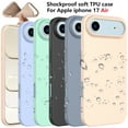 thumbnail image 1 of For Apple iphone 17 Air Case Silicone Cover, Tekcoo Shockproof Rugged Soft Gel Rubber Slim Protective Cover Anti-Scratch Microfiber Lining Cute Phone Case for Apple iphone 17 Air - Pink Sand, 1 of 10