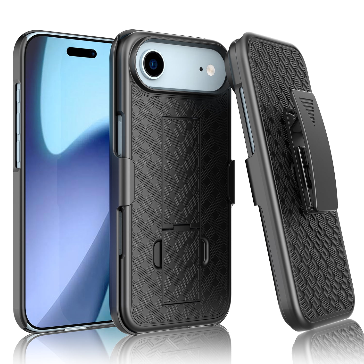 For Apple iphone 17 Air Case with Swivel Belt Clip, Shell Holster Combo ...