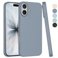 thumbnail image 1 of For Apple iphone 17 Case, Liquid Silicone Cell Phone Case for iphone 17, Ebizware Shockproof Full-Body Protective Rugged Rubber Ultra Slim Cover with Microfiber Lining - Gray, 1 of 9