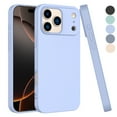 thumbnail image 1 of For Apple iphone 17 Pro Max Case, Liquid Silicone Cell Phone Case for iphone 17 Pro Max, Ebizware Shockproof Full-Body Protective Rugged Rubber Slim Cover with Microfiber Lining - Lavender, 1 of 9