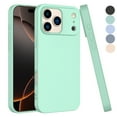 thumbnail image 1 of For Apple iphone 17 Pro Max Case, Liquid Silicone Cell Phone Case for iphone 17 Pro Max, Ebizware Shockproof Full-Body Protective Rugged Rubber Ultra Slim Cover with Microfiber Lining - Mint, 1 of 9
